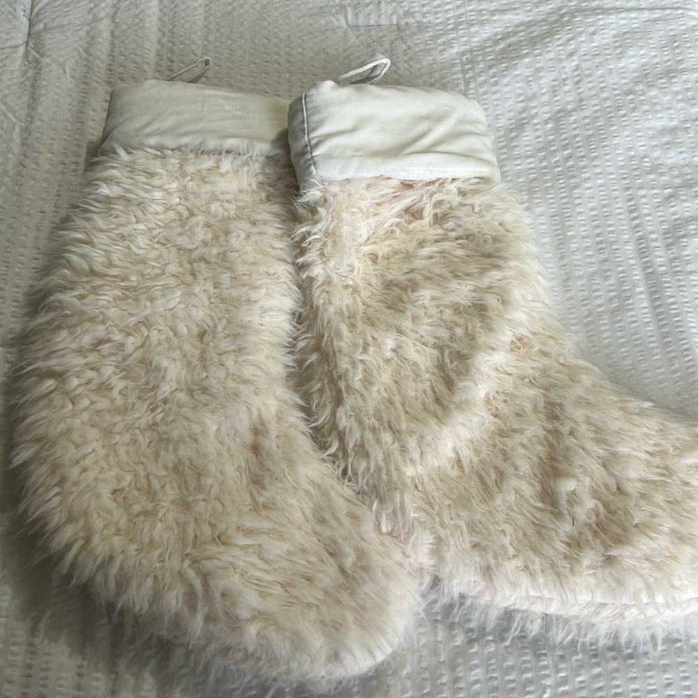 Fuzzy Christmas Stockings